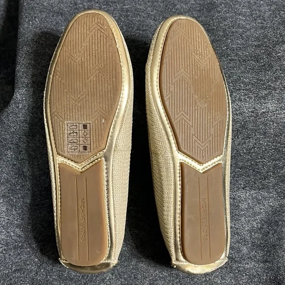 Michael Kors gold sparkle women’s flats size 7 - Picture 10 of 11